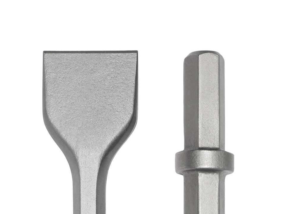 Wide chisel - HEX19x50 - W:60mm - L:200mm