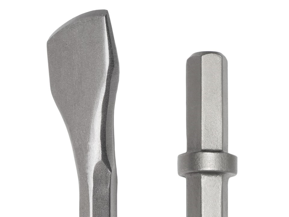 Wide chisel - HEX19x50 - W:60mm - L:200mm (Cranked)