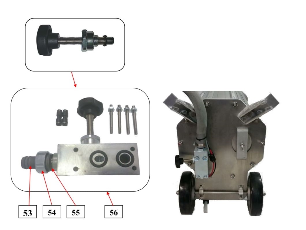 IBIX 40 en 60 | Materiaal dosering tungsten carbide