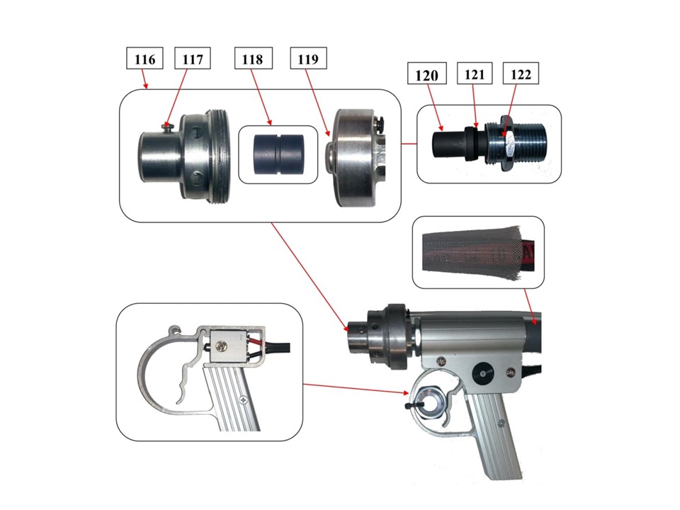 IBIX 40 en 60 | H2O straalpistool nozzle