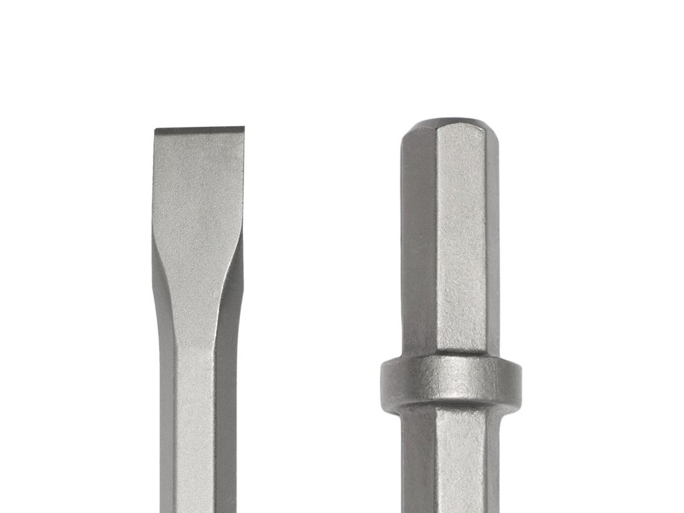 Flat chisel - HEX19x50 - W:25mm - L:450mm